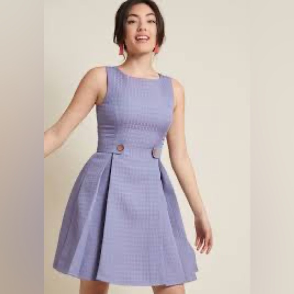 Modcloth Lavender Midi Dress
